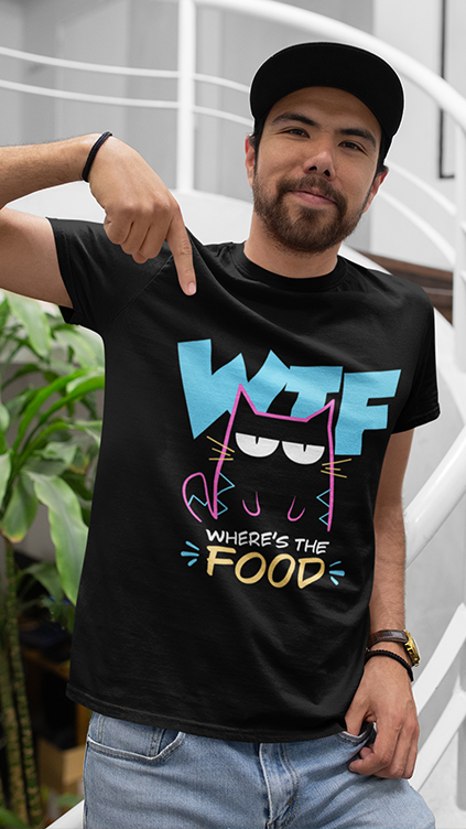 WTF Where is the FOOD – Snouleaf Tees